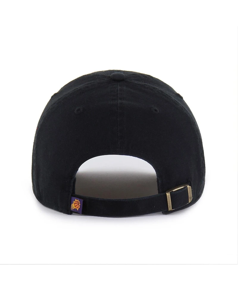 '47 Brand Men's Phoenix Suns Black on Black Clean Up Adjustable Hat