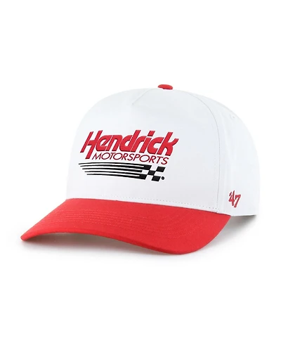 '47 Brand Men's White/Red Hendrick Motorsports Nascar Two-Tone Team Adjustable Hitch Hat