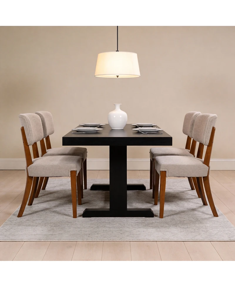 Streamdale Furniture Modern Armless Dining Chairs Set of 2.
