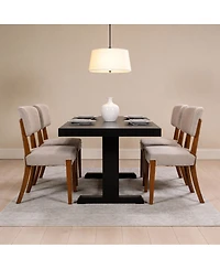 Streamdale Furniture Modern Armless Dining Chairs Set of 2.
