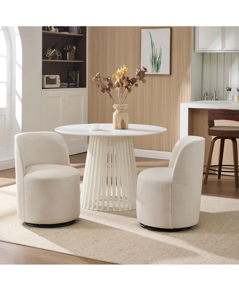 Streamdale Furniture Swivel Barrel Dining Chair