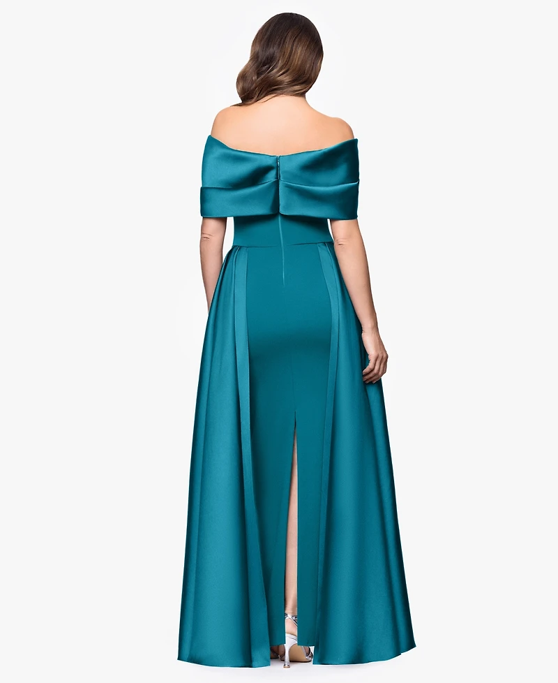 Betsy & Adam Women's Off-The-Shoulder Dress