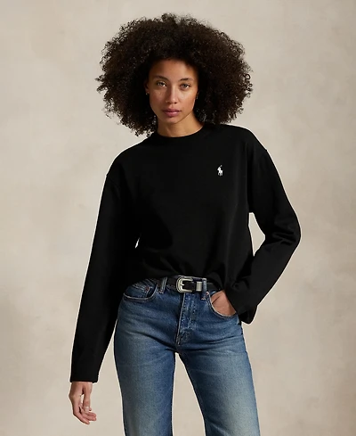 Polo Ralph Lauren Women's Crewneck Long-Sleeve T-Shirt