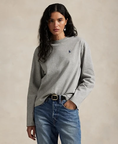 Polo Ralph Lauren Women's Crewneck Long-Sleeve T-Shirt