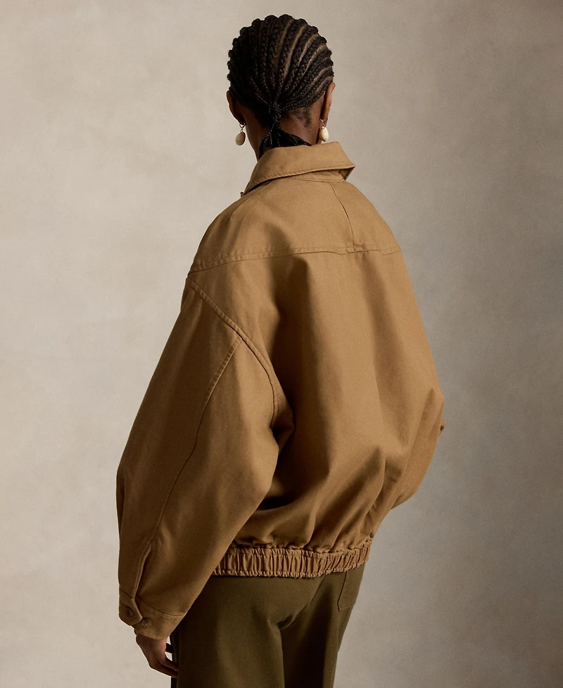 Polo Ralph Lauren Women's Oversized Spread Collar Windbreaker Jacket