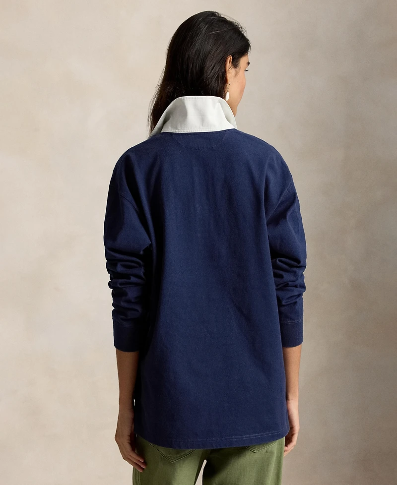 Polo Ralph Lauren Women's Oversized Rugby Collar Shirt