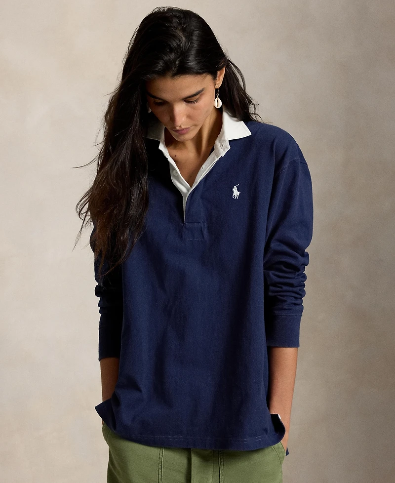 Polo Ralph Lauren Women's Oversized Rugby Collar Shirt