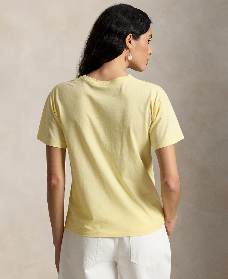 Polo Ralph Lauren Women's Bear Print Crewneck T-Shirt