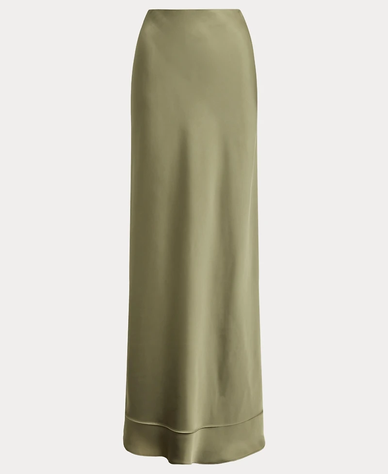 Lauren Ralph Women's A-Line Charmeuse Maxi Skirt