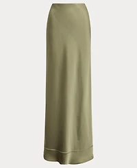 Lauren Ralph Women's A-Line Charmeuse Maxi Skirt