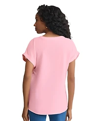 Jones New York Women's V-Neck Short-Sleeve Top