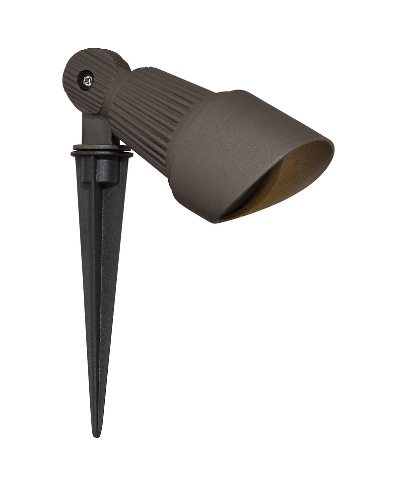 John Timberland Hooded 7 High Traditional Outdoor Landscape Spotlight Porch House Led Bulb Finish Aluminum