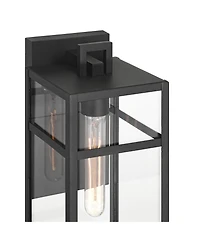 John Timberland San Lucas 14 High Modern Outdoor Wall Light Fixture Mount Porch House Weatherproof Sand Glass Shade