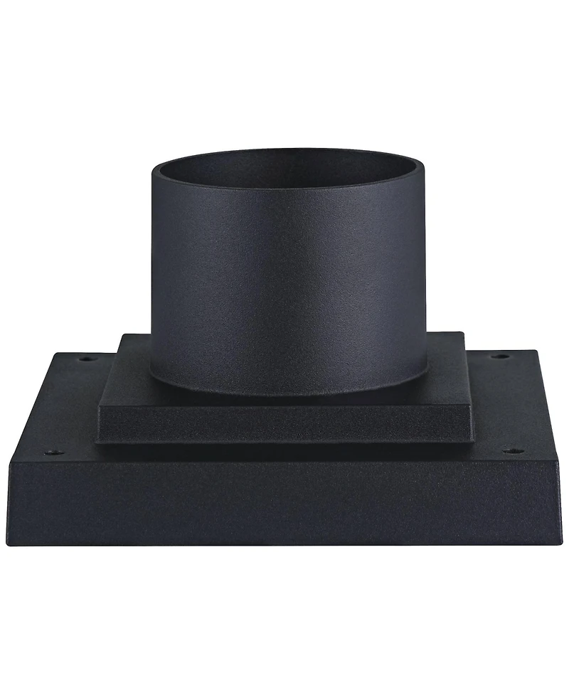 John Timberland 5 Wide x 3 High Modern Post Light Mount Adapter Porch House Exterior Set of 2 Weatherproof Metal