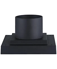 John Timberland 5 Wide x 3 High Modern Post Light Mount Adapter Porch House Exterior Set of 2 Weatherproof Metal