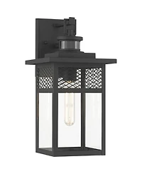 John Timberland Torse High Textured Motion Sensor Outdoor Wall Light