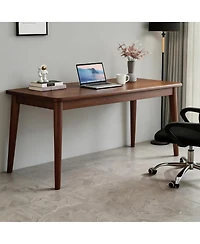 Streamdale Furniture Mid-Century Solid Wood Desk