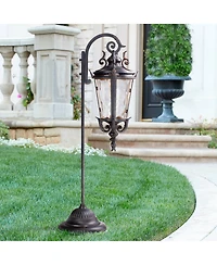 John Timberland Casa Marseille High Traditional Outdoor Landscape Path Lights Porch Set of 2 Led Bulb Bronze Finish