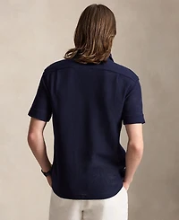 Polo Ralph Lauren Textured Pointelle Camp Shirt