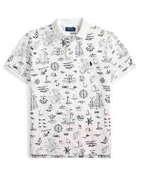 Polo Ralph Lauren Men's Custom Slim-Fit Nautical Mesh Shirt