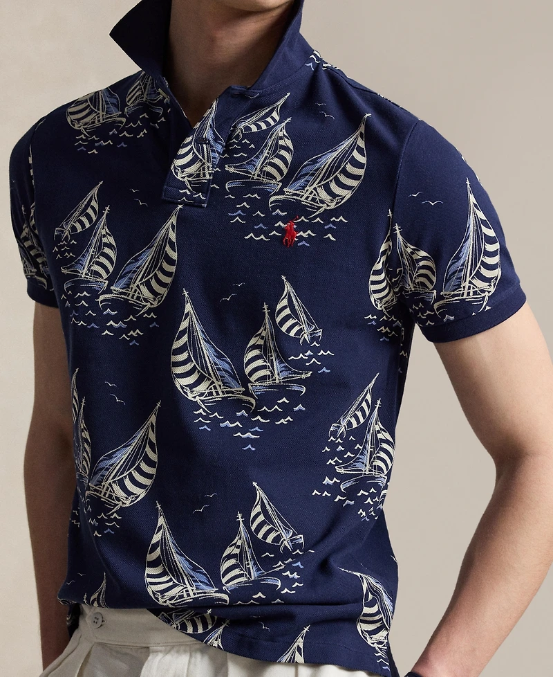 Polo Ralph Lauren Men's Classic-Fit Sailboat Mesh Shirt