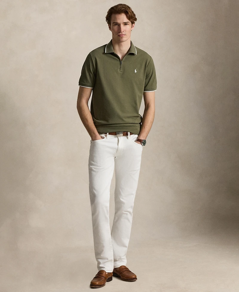 Polo Ralph Lauren Men's Classic-Fit Stretch Mesh Zip Shirt