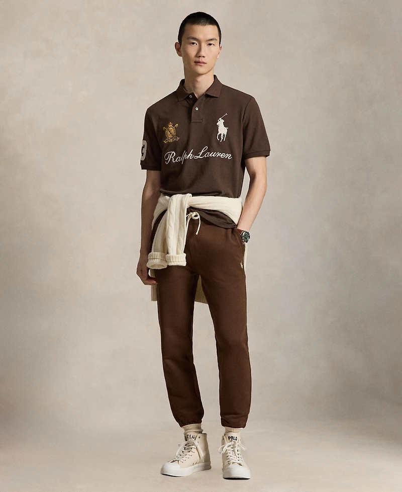 Polo Ralph Lauren Men's Custom Slim-Fit Big Pony Mesh Polo Shirt