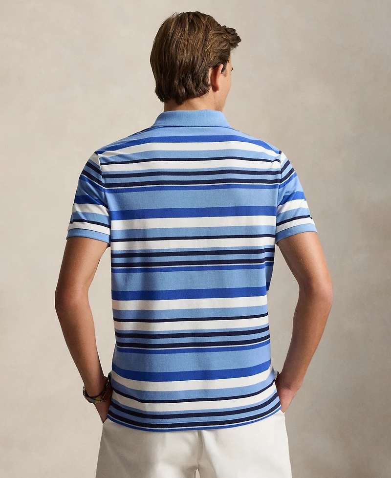 Polo Ralph Lauren Men's Custom Slim-Fit Striped Mesh Shirt