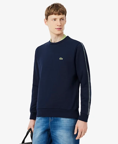 Lacoste Men's Long-Sleeve Fleece Sweatshirt
