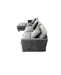 Streamdale Furniture L-Shaped Modular Chenille Sofa - Versatile Comfort and Style