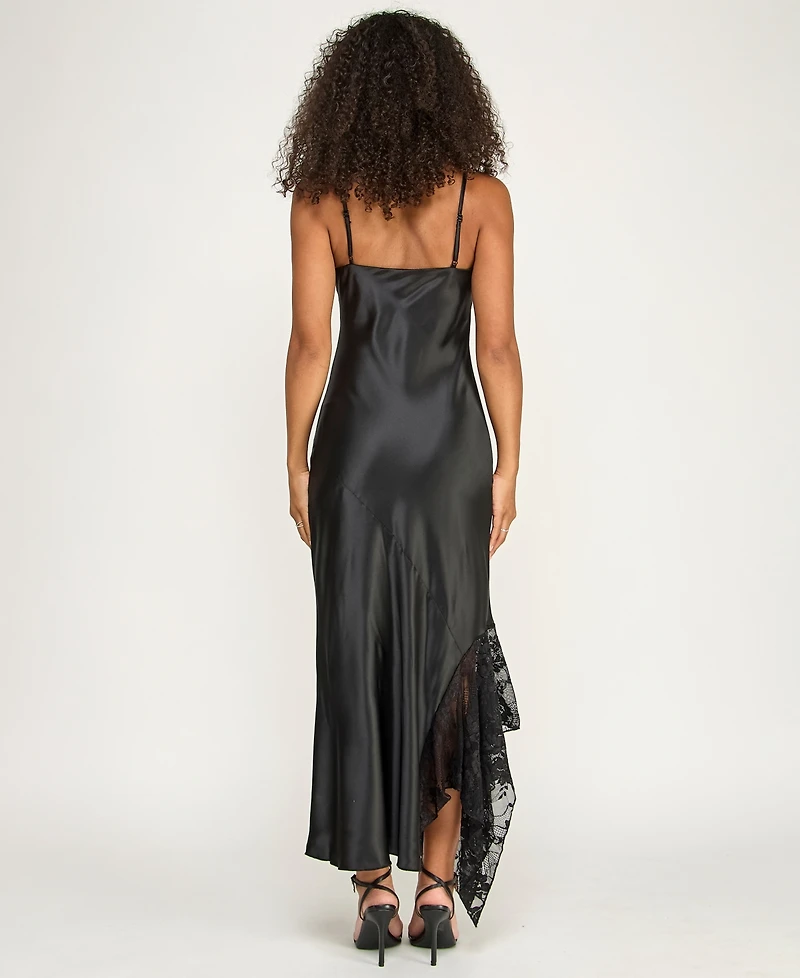 Katia Rae Juniors' Sleeveless V-Neck Slip Dress