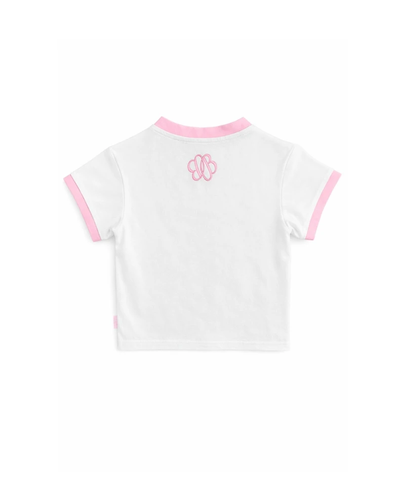Bits & Bows Toddler Girls Seersucker Pocket T-Shirt