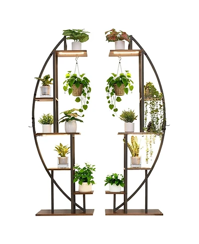 Sugfit 3-Tier Kids Bookshelf and Toy Storage Organizer with Sling Book Rack for Toddler