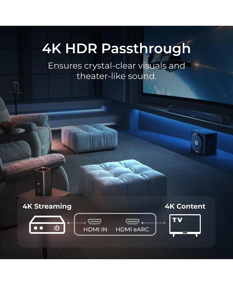 Ultimea Skywave X50 5.1.4 Channel Dolby Atmos Soundbar