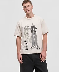 Mode of One Men's Sketch Graphic Relaxed-Fit T-Shirt, Macy's Exclusive
