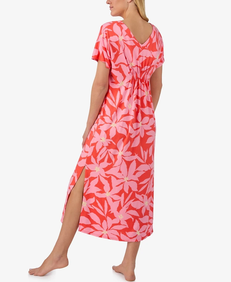 Ellen Tracy Women's Short-Sleeve Tunic Nightgown