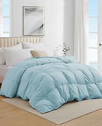 Unikome 300 Thread Count Cotton All-Season Goose Feather Comforter