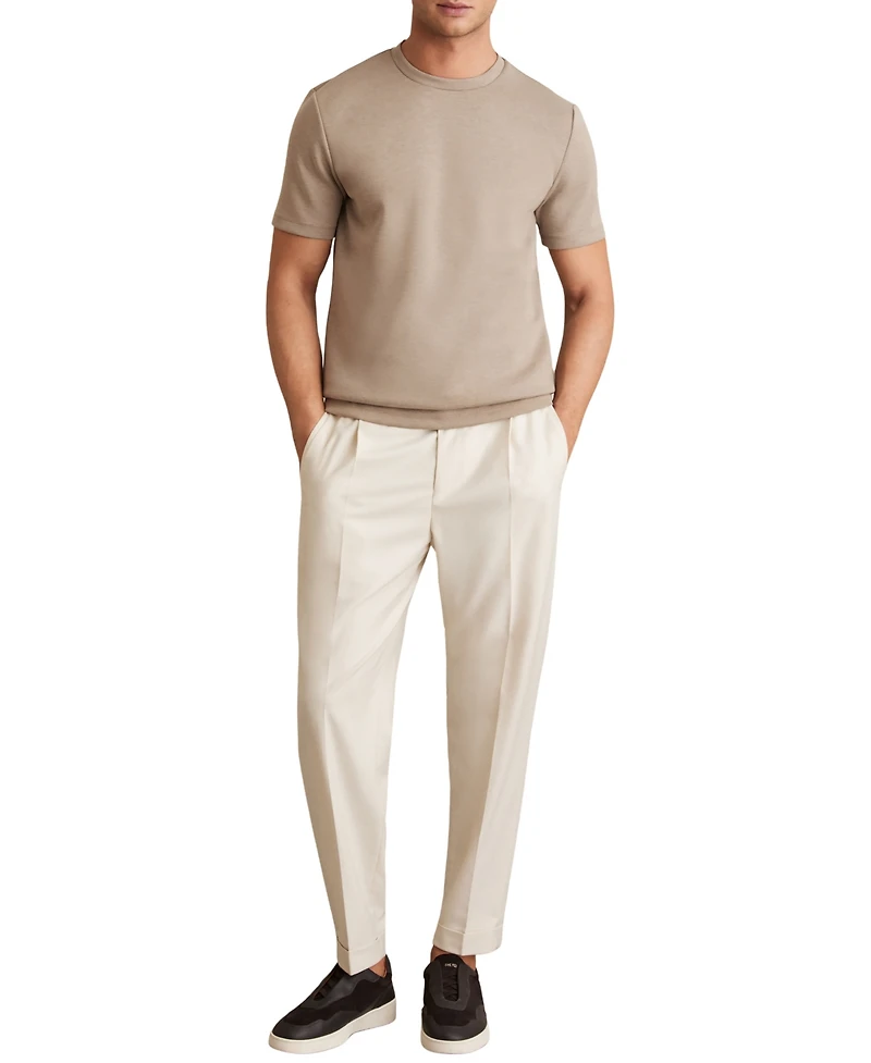 Reiss Men's Premium-Interlock Modern-Fit T-Shirt