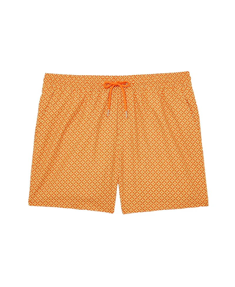 Reiss Men's Orient Geometric-Print Swim Shorts