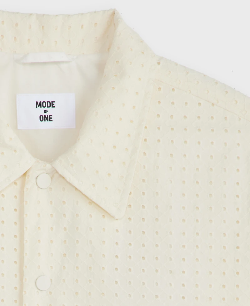 Mode of One Men's Eyelet Coach Jacket, Macy's Exclusive