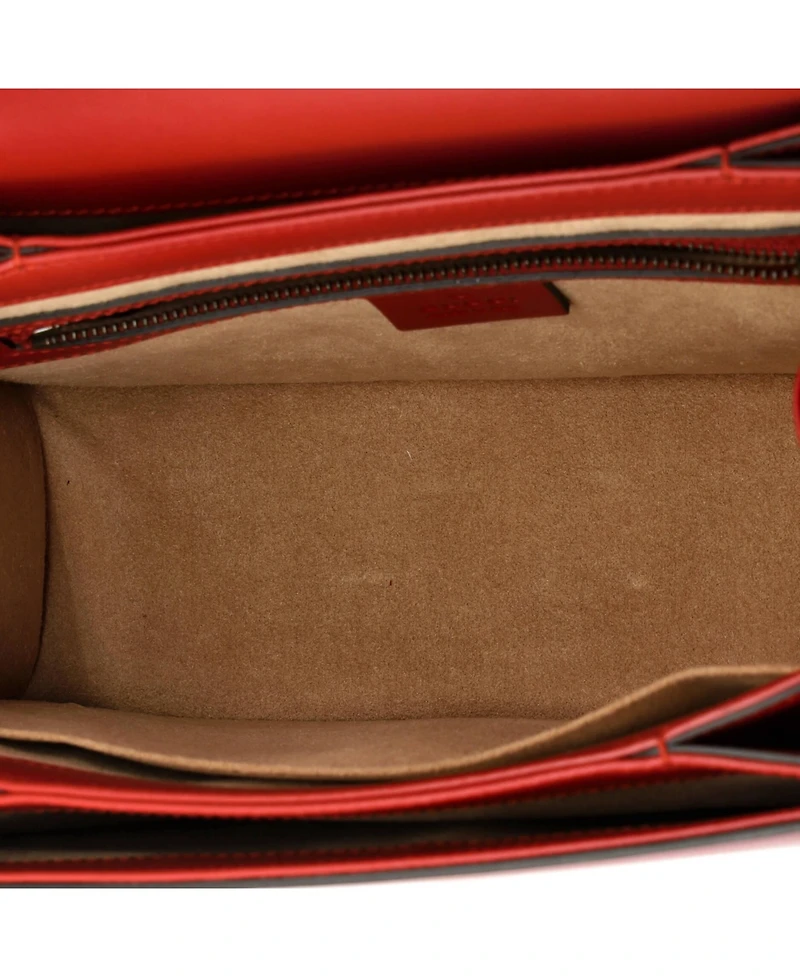 Pre-Owned Gucci Small Queen Margaret Top Handle Bag Colorblock Leather