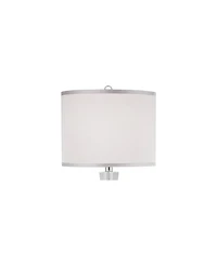 Vienna Full Spectrum Linley Modern Table Lamp Art Deco 29" Tall Faceted Crystal Column Drum Shade for Bedroom Living Room Bedside Nightstand Kids