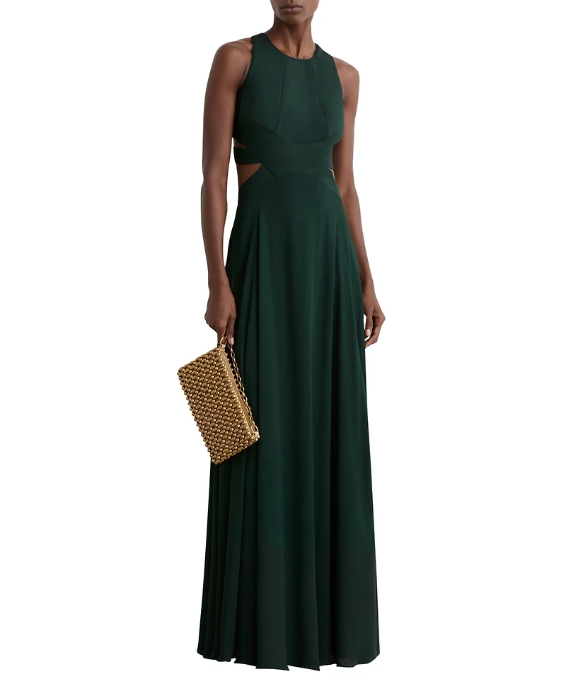 Reiss Women's Paloma Cut-Out Racerback Maxi Dress