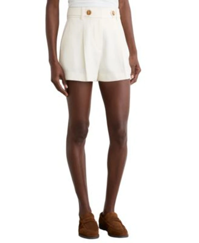 Reiss Womens Single Breasted Tailored Blazer Womens Malin Button Waist Tailored Shorts