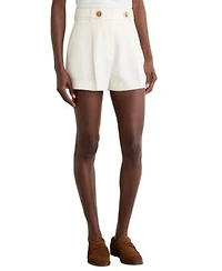 Reiss Womens Single Breasted Tailored Blazer Womens Malin Button Waist Tailored Shorts