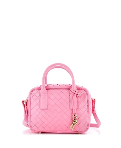 Pre-Owned Bottega Veneta Small Getaway Bag Intrecciato Leather