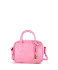 Pre-Owned Bottega Veneta Small Getaway Bag Intrecciato Leather