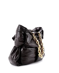 Pre-Owned Bottega Veneta Puffy Chain Tote Padded Maxi Intrecciato Leather