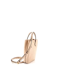 Pre-Owned Gucci Mini Vertical Tote Gg Embossed Leather