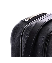 Pre-Owned Gucci Mini Interlocking G Patch Top Handle Crossbody Bag Gg Coated Canvas